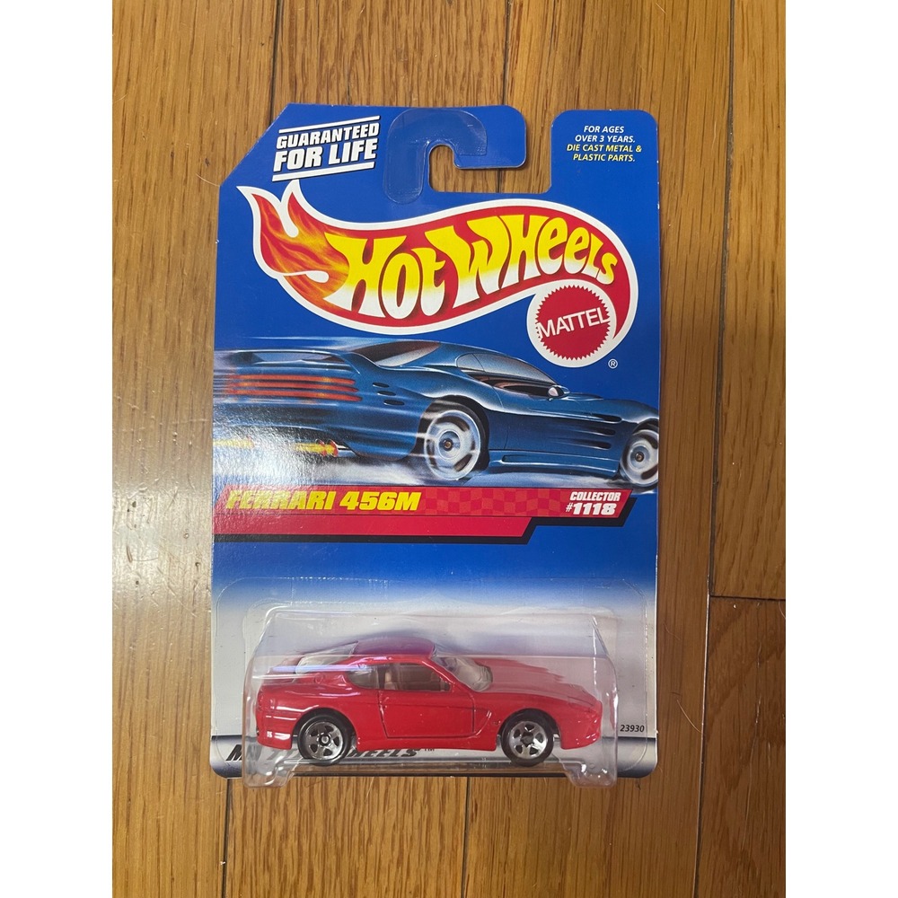 Hot Wheels Ferrari 456M Red 1999 Collector #1118 Diecast Car Mattel New